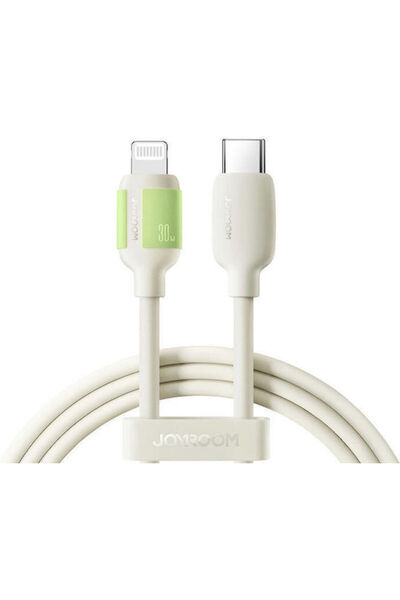 Joyroom S-A53 Καλώδιο USB-C σε Lightning 30W Λευκό 2μ