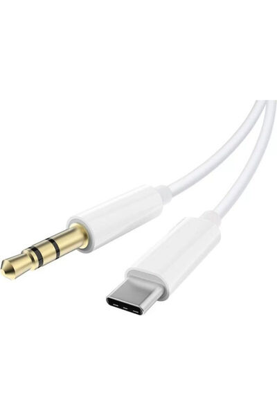 POWERTECH Καλώδιο USB 2.0 USB-C αρσενικό - USB-C / 3.5mm Λευκό 1μ (CAB-UC093)