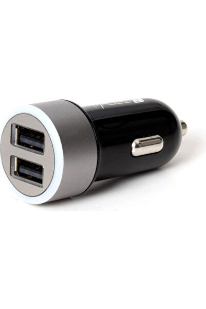 Techly Φορτιστής Αυτοκινήτου 24W 4.8A με Θύρες: 2xUSB Μαύρο Χρώμα