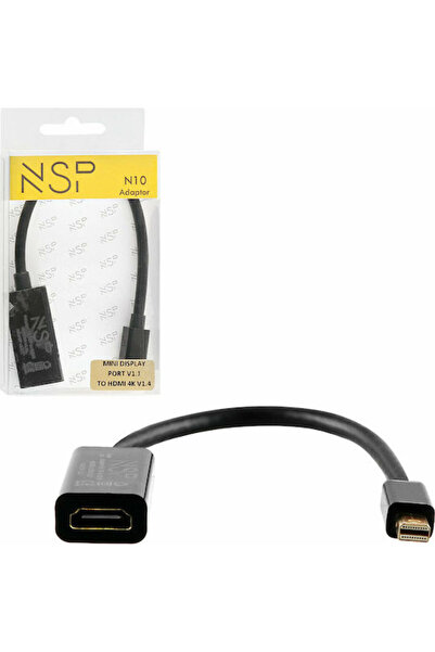 NSP N10 Μετατροπέας mini DisplayPort αρσενικό σε HDMI θηλυκό 1 τεμάχιο