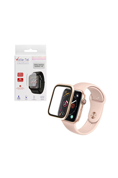 Other Volte-tel Σκληρυμένο Γυαλί Apple Watch 4 5 6 Se 44mm 3D Καμπύλο Αλουμίν...
