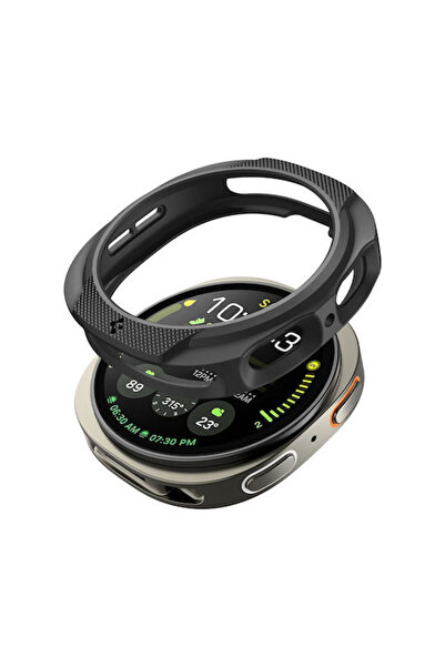 Spigen Θήκη Υγρής Σιλικόνης σε Μαύρο για Galaxy Watch 8 / 9 44mm