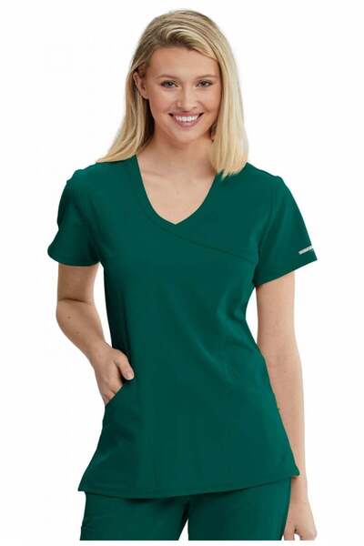 unkown Skechers Green Scrub Jacket - 3 Functional Pockets & Ideal Medical Com...