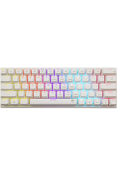 white shark Wakizashi 2 Μηχανικό Πληκτρολόγιο Gaming με φωτισμό RGB (Αγγλικό US)