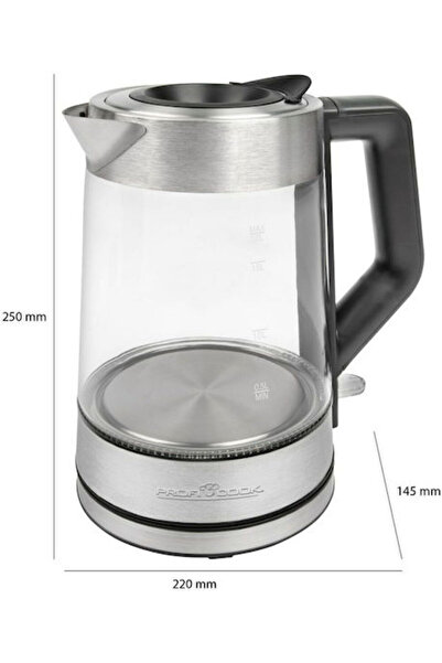 Other Profi Cook PC-WKS 1190 G Βραστήρας 1.7λτ 2200W Γκρι Κωδικός: 224697