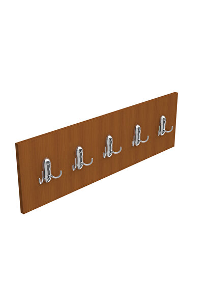 Callypso Cuier de perete cu 5 agatatori, 70x15 cm, cires