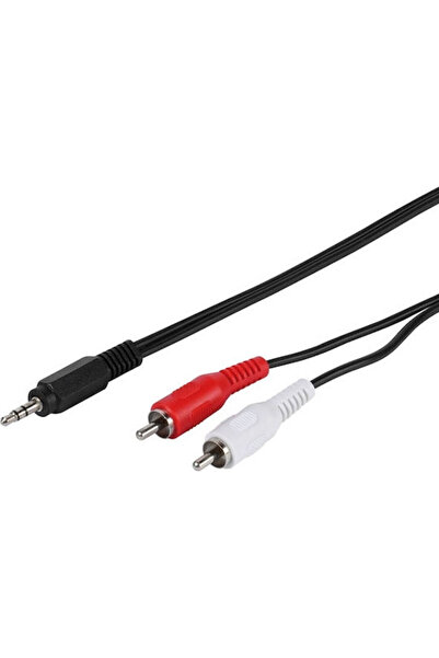 Vivanco Καλώδιο Jack 3.5mm - RCA Αρσενικό Μαύρο 5μ με επιχρυσωμένα ακροδέκτες