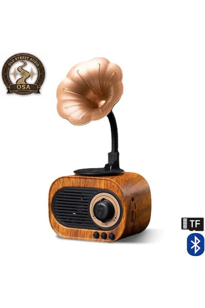 OEM Ηχείο Bluetooth Old Street Audio 5W με Ραδιόφωνο και διάρκεια μπαταρίας έ...