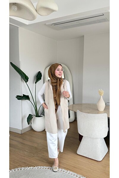 NİLNUR MODA سترة نسرين مبطنة بغطاء للرأس من الموسم الجديد