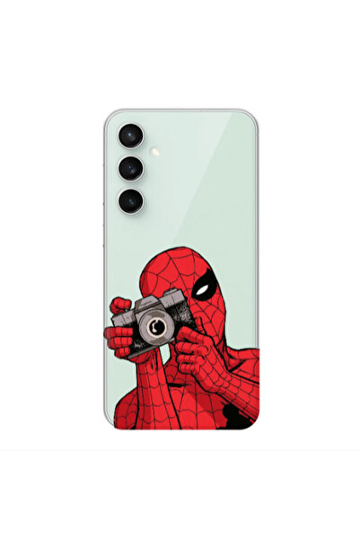 Other Samsung S24 Plus Spiderman take picture Transparent Silicone TPU Θήκη