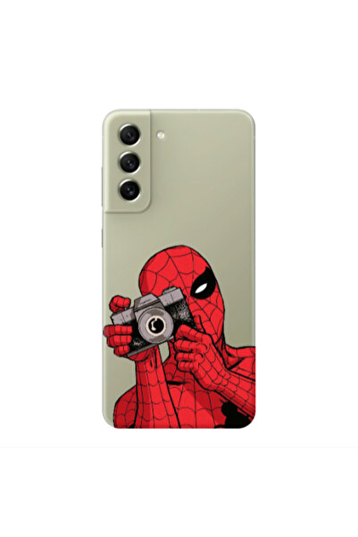 Other Samsung S22 Plus Spiderman take picture Transparent Silicone TPU Θήκη
