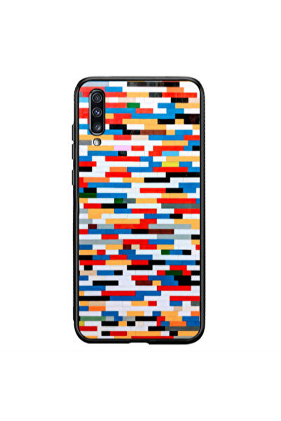 Other Samsung A70 Color chart Black Glossy Θήκη