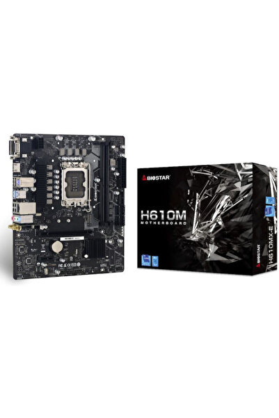 Biostar H610MX-E rev. 6.0 Wi-Fi Μητρική πλακέτα Micro ATX με υποδοχή Intel 1700