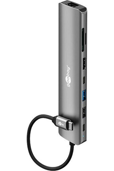 goobay Διανομέας USB 3.2 11 Θυρών με USB-C / Σύνδεση Ethernet Γκρι Κωδικός: 7...