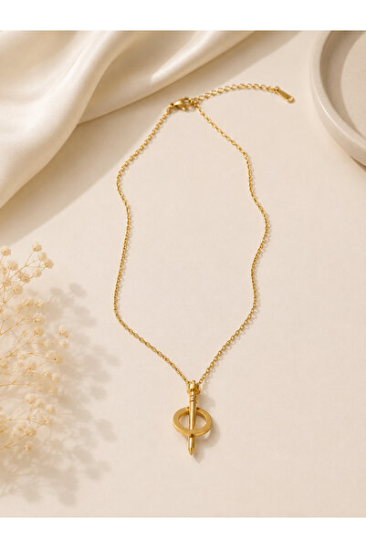 Archhazel Jewelery Nail Model Steel Necklace