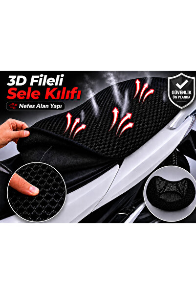 Vi Caro Husa scaun motocicletei Kymco Dink R 150 Husa scaun cu plasa 3D Prote...