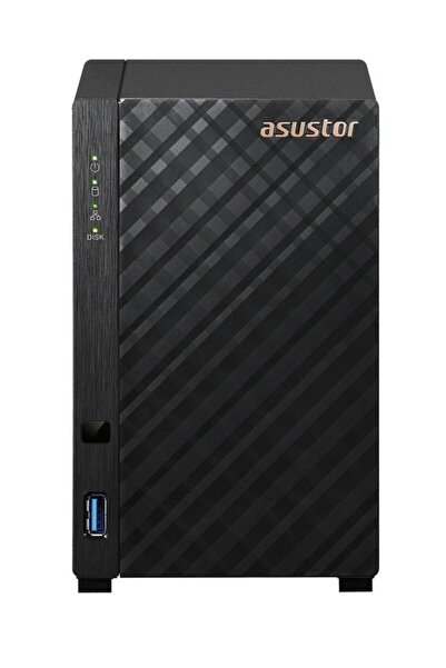 Asustor NAS AS1202T, 2-θέσεων, Τετραπύρηνος επεξεργαστής 1.7GHz, Θύρα 2.5GbE,...