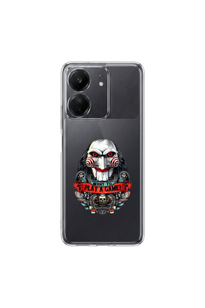 PPKin Poco C65 Compatible Horror 7 Design Transparent Case