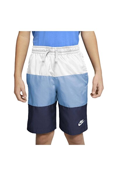Nike Pantaloni scurți sport pentru copii, cu blocuri de culori, țesuți XS / 6–8