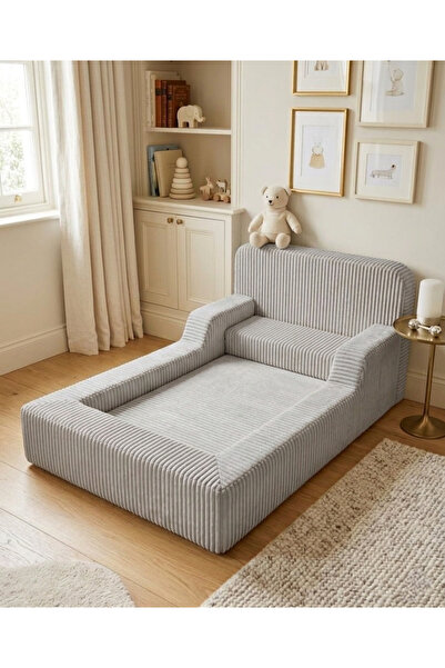Puftic Çocuklar İçin Fonksiyonel Yer Yatağı 100x170cm - Yıkanabilir Kılıflı F...