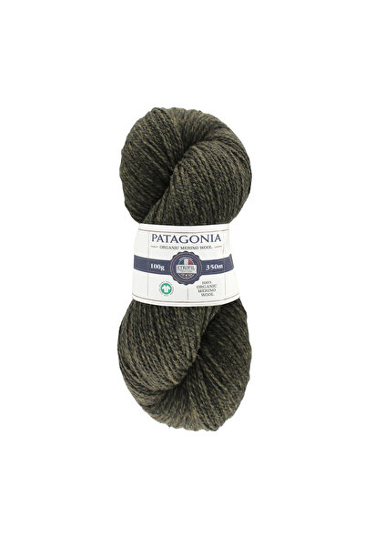 Etrofil Patagonia Knitting Yarn Charcoal Grey 100% Organic Merino Wool 100g 3...