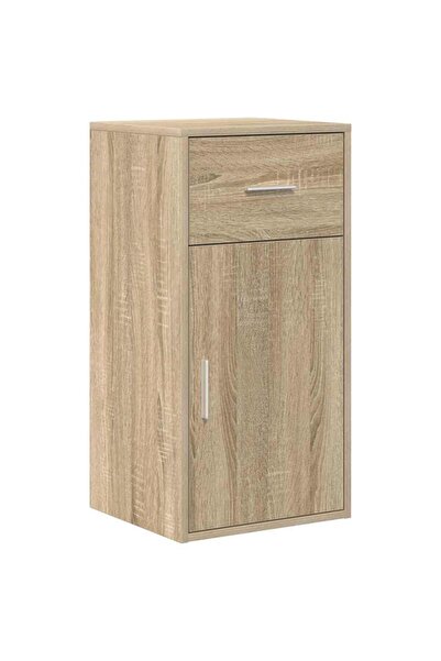 vidaxl Bufet cu sertar Stejar Sonoma 38 x 34 x 75 cm