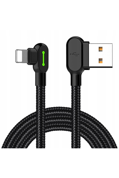 Mcdodo Cu două fețe 90 °   Cablu Lightning în unghi pentru iPhone 11 12 13 14...