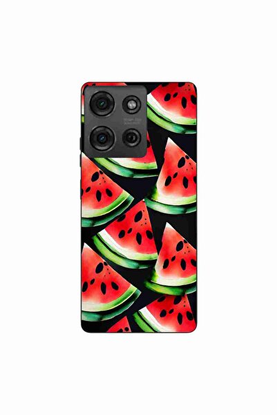 OEM Case compatible with Motorola Moto G75 Silicone Gel Tpu Pattern Watermelo...