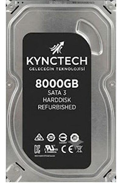 KYNCTECH 8000 GB 8TB 3.5" 32MB SATA 3.0 Sabit Disk REFRUBISHED