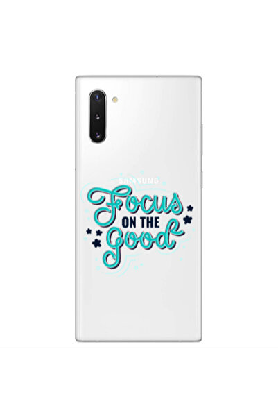 Other Samsung Note 10 Plus Focus On The Good Transparent Silicone TPU Θήκη