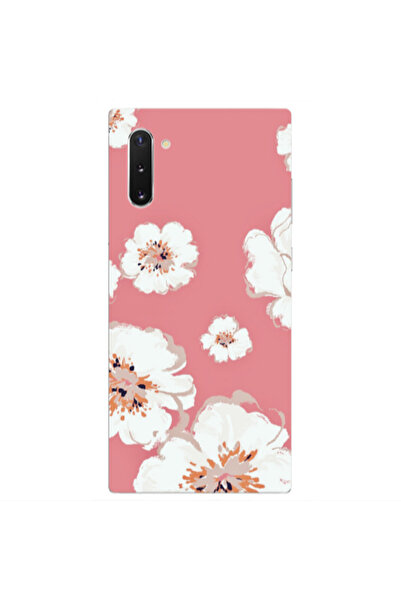 Other Samsung Note 10 Plus White Flowers Transparent Silicone TPU Θήκη