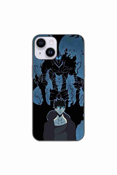 OEM Husa compatibila cu Apple iPhone 14 Silicon Gel Tpu Model Solo Leveling I...