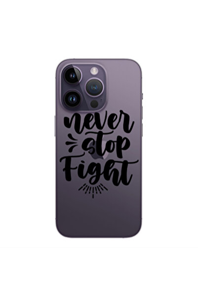 Other Apple iPhone 14 Pro Never stop fight Transparent Silicone TPU Θήκη
