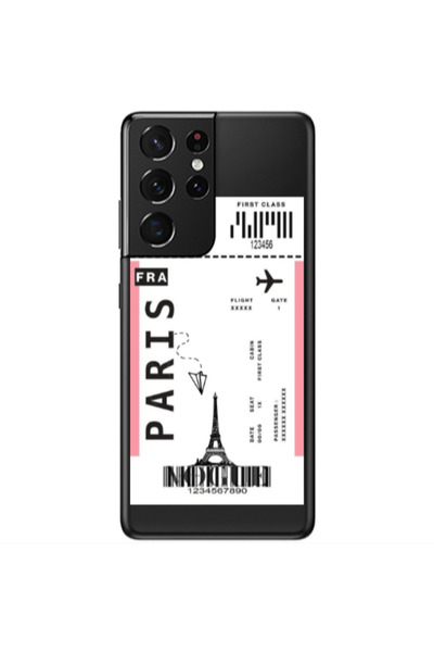 Other Samsung S21 Ultra Paris FRA Transparent Silicone TPU Θήκη