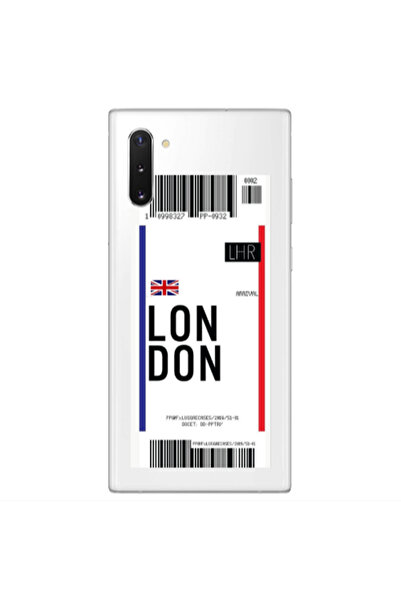 Other Samsung Note 10 Plus London Arrival Transparent Silicone TPU Θήκη