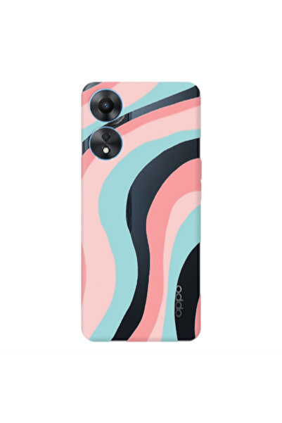 Other Oppo A 98 Colored lines Transparent Silicone TPU Θήκη