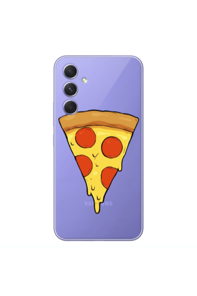 Other Samsung A35 Pizza Slice Transparent Silicone TPU Θήκη