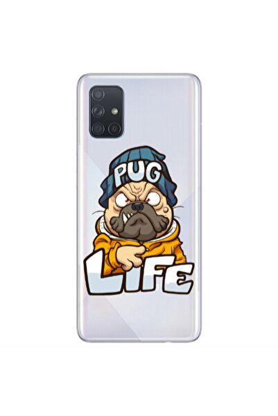 Other Samsung A71 Pug Life 2 Transparent Silicone TPU Θήκη