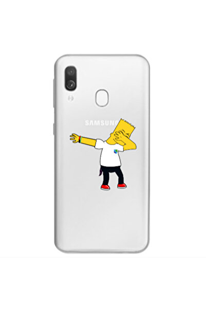 Other Samsung A40 Simpsons2 Transparent Silicone TPU Θήκη