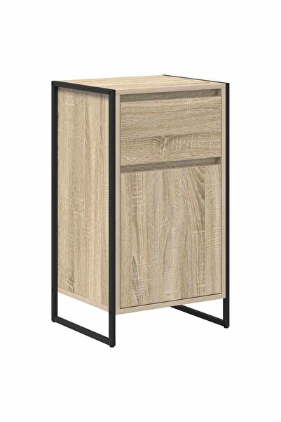 vidaxl Bufet cu sertar Sonoma 81 x 36 x 150.5 cm Lemn compozit