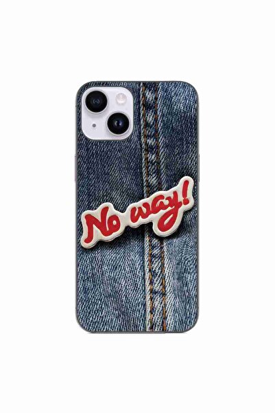 OEM Θήκη συμβατή με Apple iPhone 14 από σιλικόνη gel TPU, μοντέλο No Way Jeans