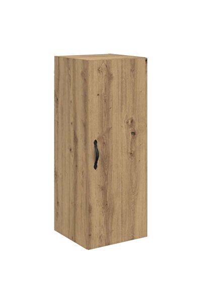 vidaxl Dulap montat pe perete Stejar Artizanal 34,5 x 34 x 90 cm