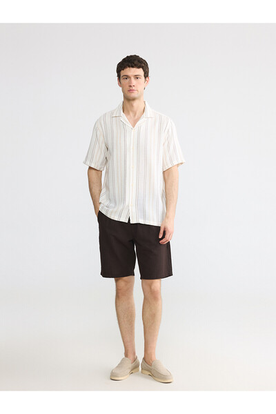 LC Waikiki Nevavm Regular Fit Men's Shorts with Difference