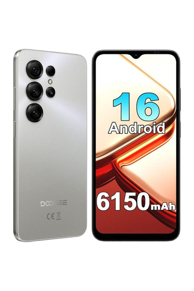 Doogee Smartphone Note 56x Pro, 4G, NFC, 6.56" HD+ 90Hz, 8-Core, 4GB RAM, 128GB, 6150mAh, Android 16