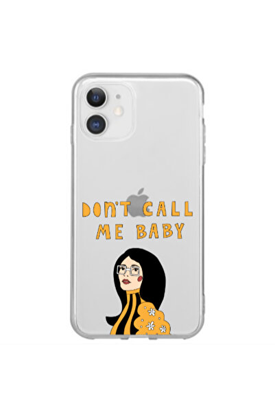 Other Apple iPhone 12 Mini Call me baby Transparent Silicone TPU Θήκη