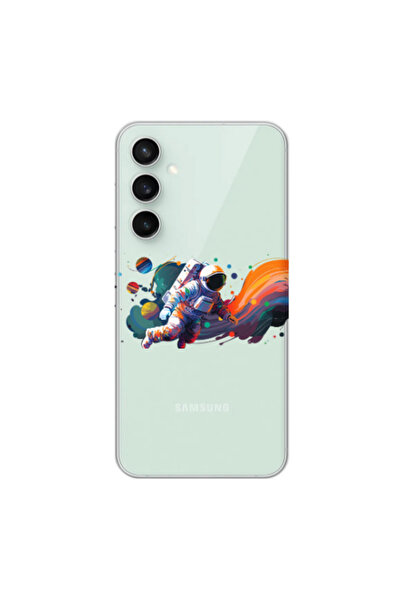 Other Samsung S24 Plus Rainbow Space Transparent Silicone TPU Θήκη