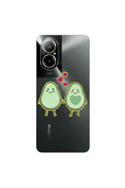 Other Realme C67 Avocados Transparent Silicone TPU Θήκη