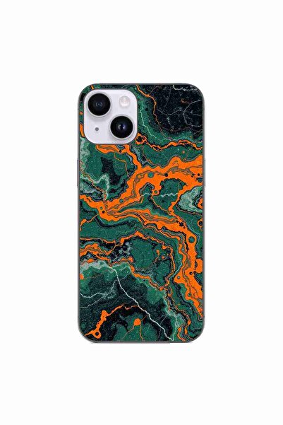OEM Husa compatibila cu Apple iPhone 15 Silicon Gel Tpu Model Soft Jade Marble