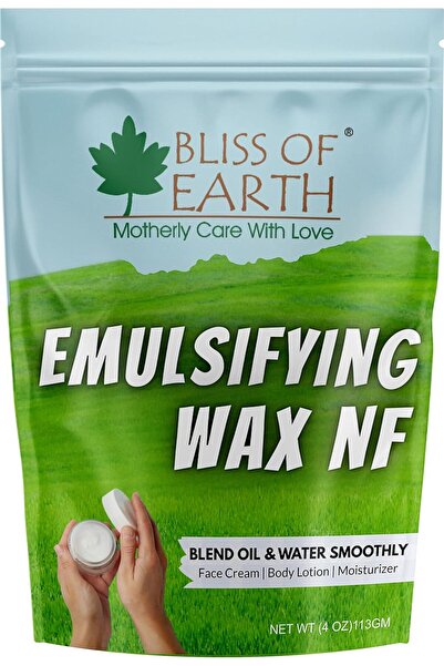 Bliss of Earth شمع مستحلب لتكثيف الصابون واللوشن ومرطب الجسم، 113 جرام |   مك...