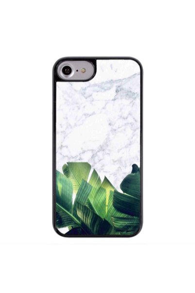 Other Apple iPhone 7 Marble Laves Black Glossy Θήκη